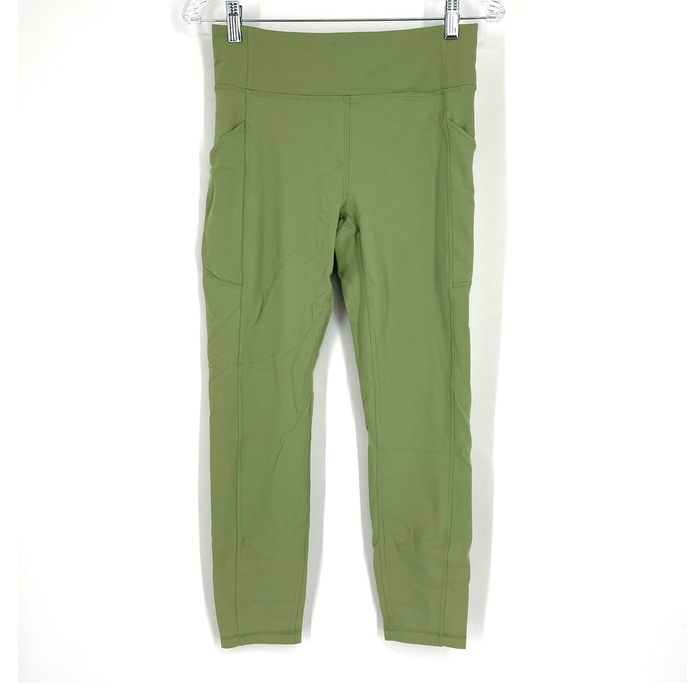 Lululemon Invigorate High Rise Tight 23" Green‎ Size 4